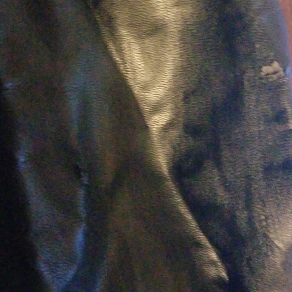 MG Black Label Wool Jacket Faux Leather Size XL - Picture 7 of 8